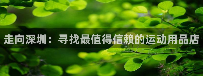 征途国际新能源：走向深圳：寻找最值得信赖的运动用品店