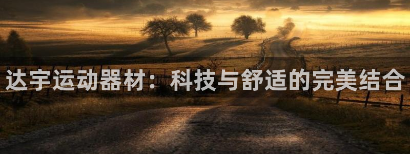 海南征途国际发展怎么样：达宇运动器材：科技与舒适的完美结合