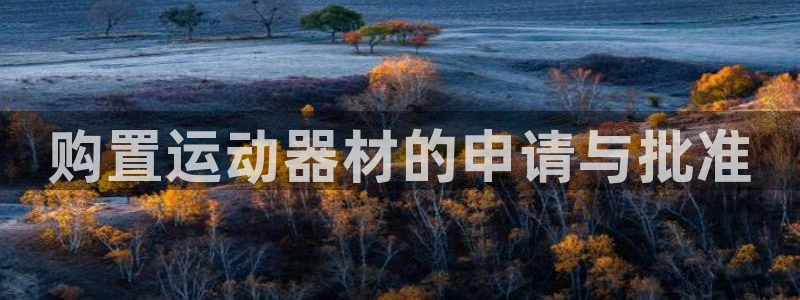 征途国际平台体育：购置运动器材的申请与批准
